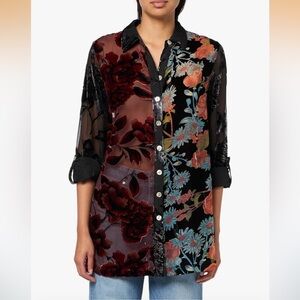 NWT John Mark “Enchanted Evening” Long Sleeve Top